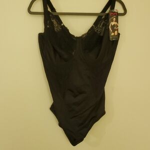 Maidenform Black Lace Shapewear Bodysuit